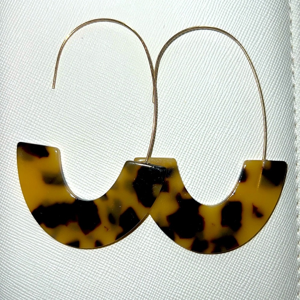 Animal print earrings